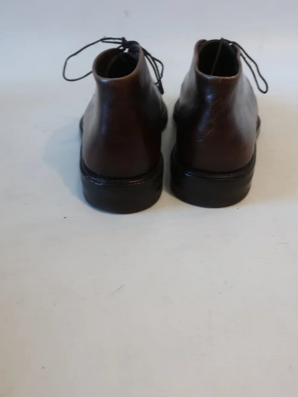 Mens Ferragamo Brown Leather Chukka Boots 9 EE
